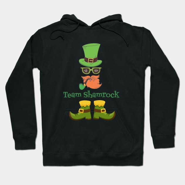 Shamrock St Patricks Day Hoodie by Vine Time T shirts